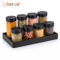 jylnovar™ Minimal Spice Jar Rack Set