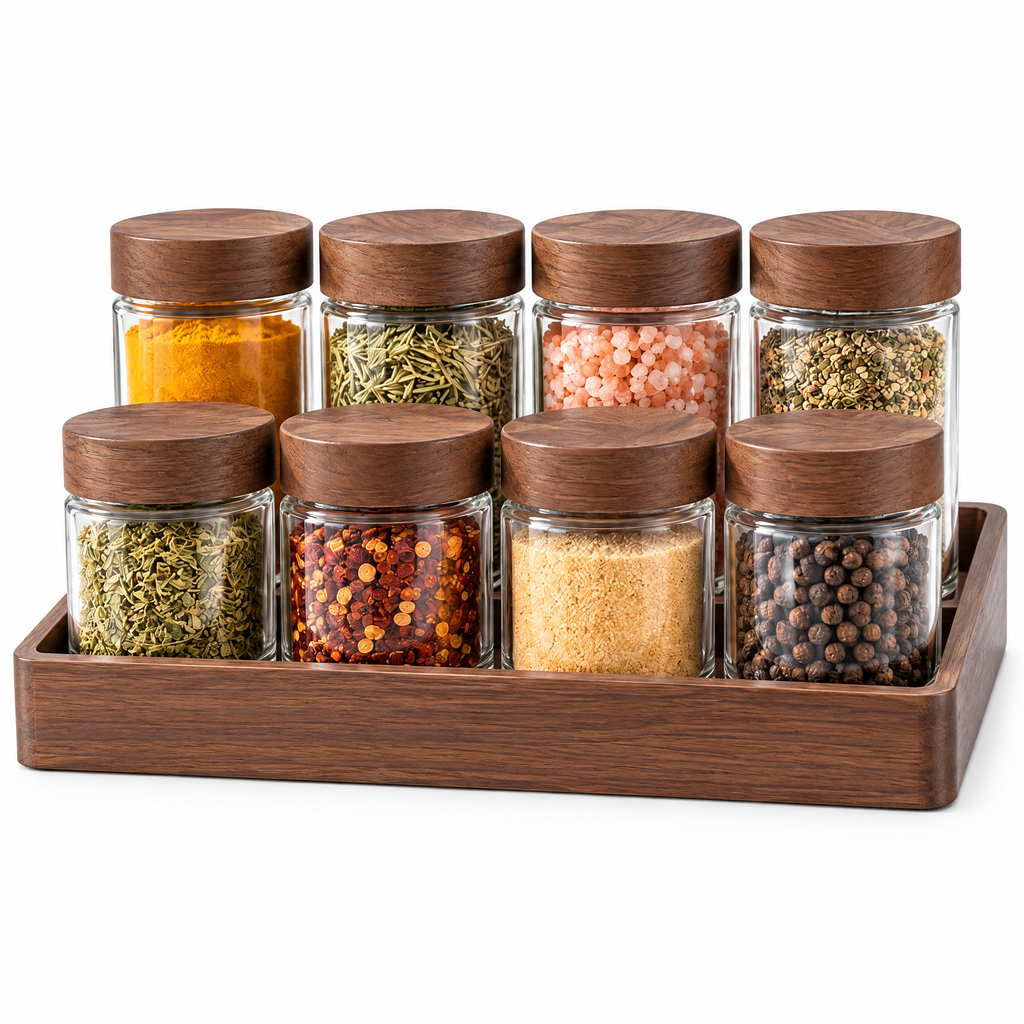 jylnovar™ Bamboo Cutting Board Prep Set