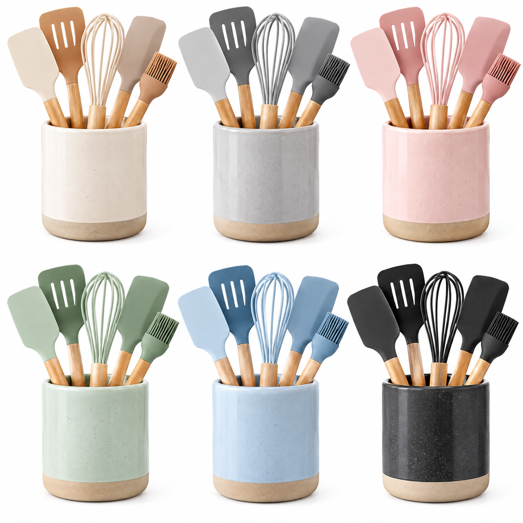 jylnovar™ Bamboo Spoon Rest & Trivet Set