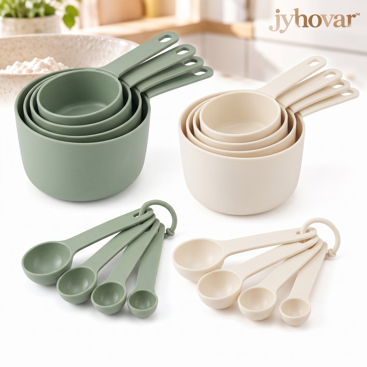 jylnovar™ Glass Oil & Vinegar Dispenser Set